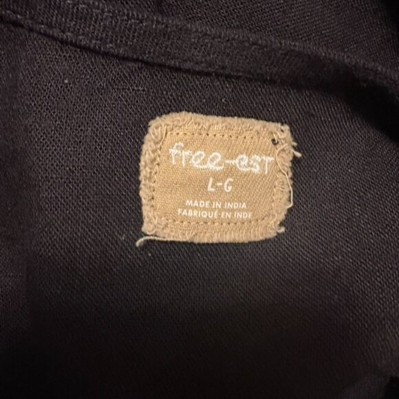 Free People Manda Midi, Black Combo L - Picture 5 of 6